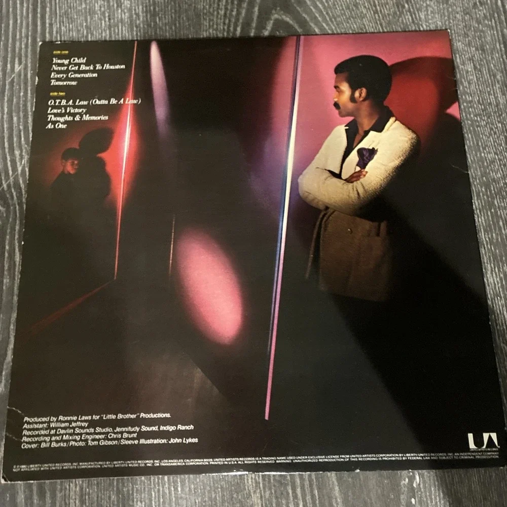 RONNIE LAWS Every Generation 1980 Original LP Vinyl Record Album - Picture 6 of 6